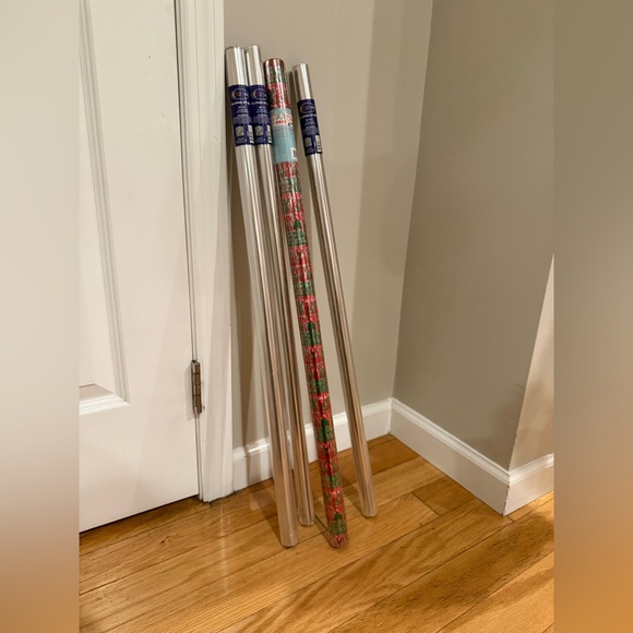 Other - Clear (3) and Holiday (1) cellophane Wrapping Set